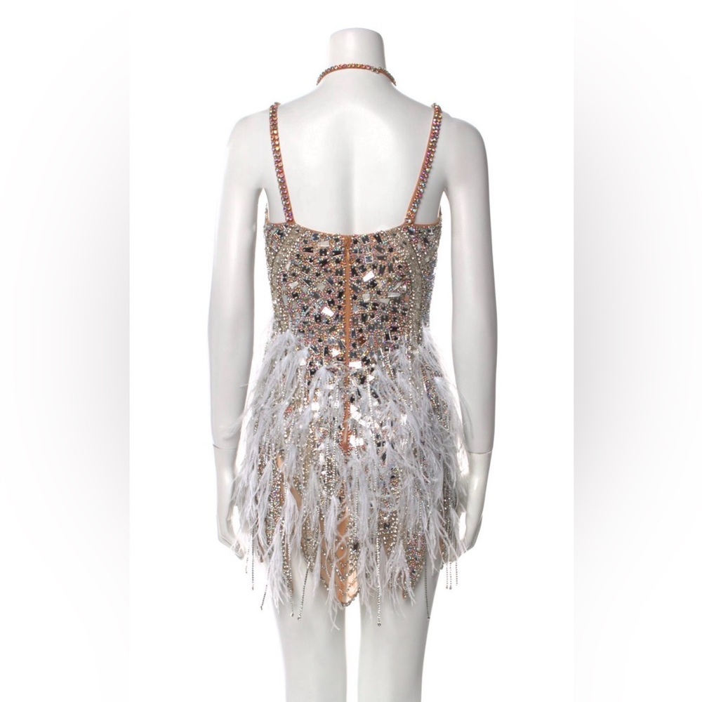 Portia and Scarlett Sequin and Feather Embellished Dress - Picture 2 of 2